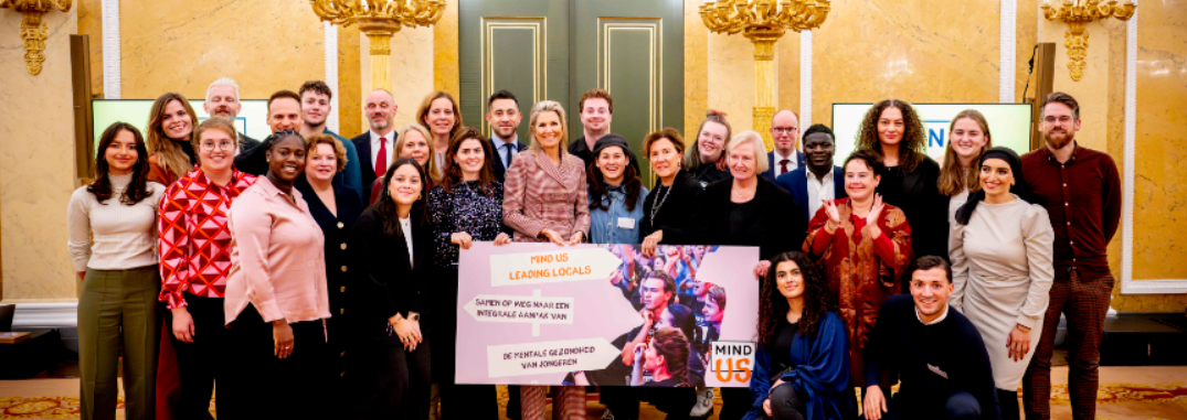 Koningin Máxima aanwezig bij startbijeenkomst ‘Leading Locals’ van MIND Us